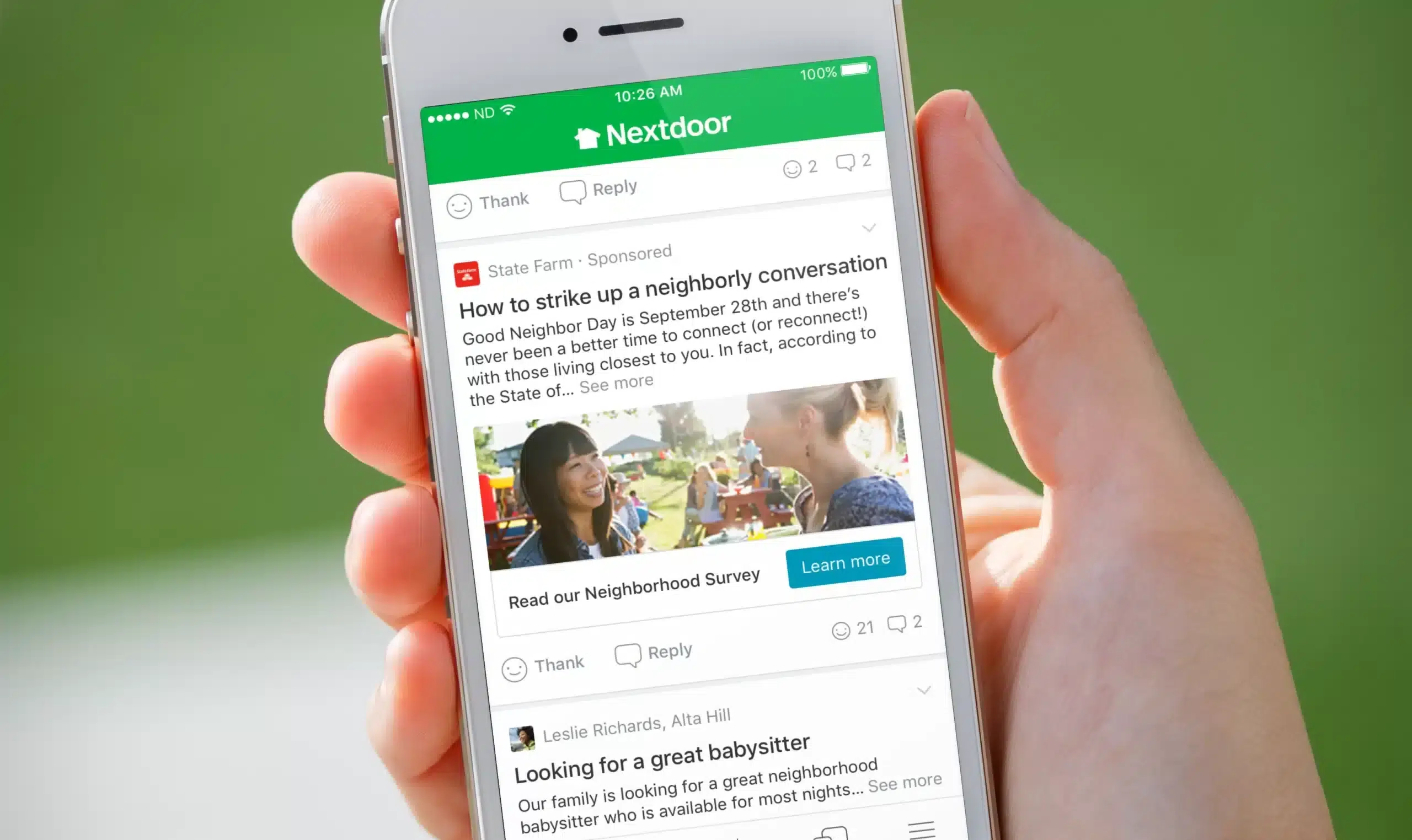 StartPage Business: Nextdoor
